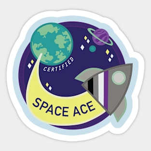 Space Ace Sticker